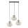 Chandelier on a string DIAMOND 3xE27/60W/230V gold