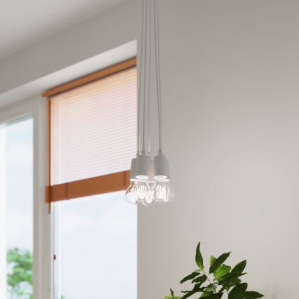 Chandelier on a string DIEGO 1xE27/60W/230V
