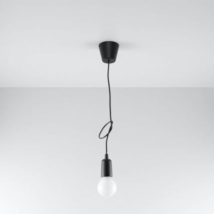 Chandelier on a string DIEGO 1xE27/60W/230V