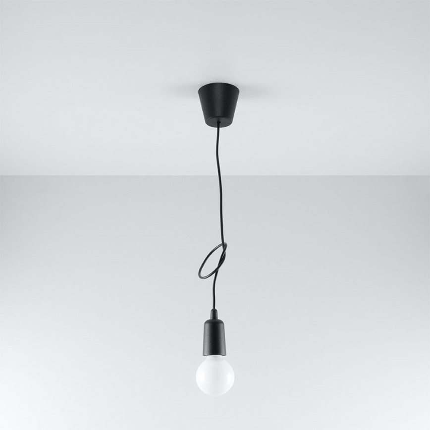Chandelier on a string DIEGO 1xE27/60W/230V