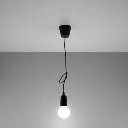 Chandelier on a string DIEGO 1xE27/60W/230V