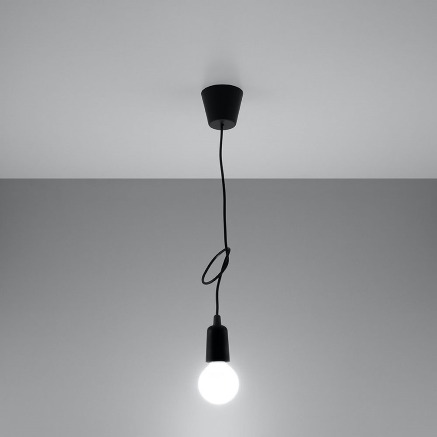 Chandelier on a string DIEGO 1xE27/60W/230V