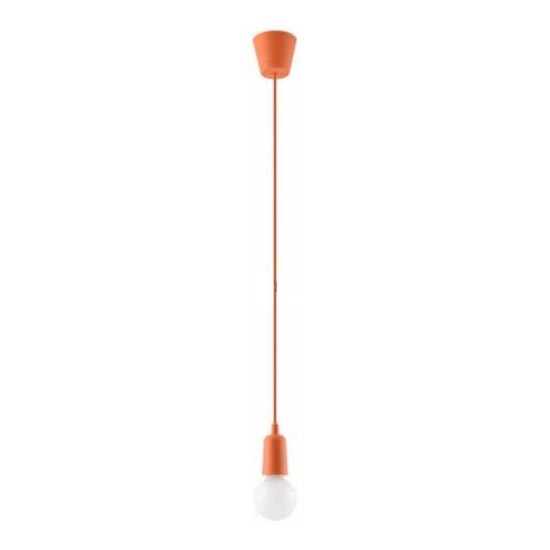 Chandelier on a string DIEGO 1xE27/60W/230V orange