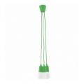 Chandelier on a string DIEGO 3xE27/60W/230V green