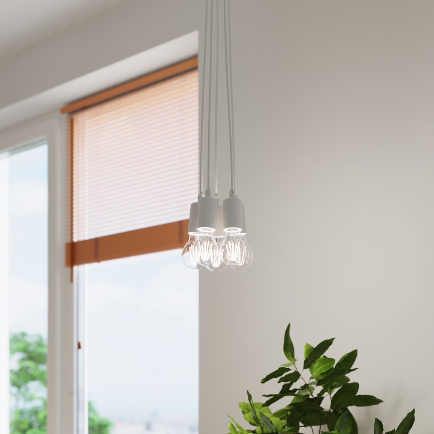 Chandelier on a string DIEGO 3xE27/60W/230V