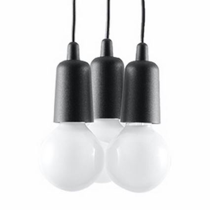 Chandelier on a string DIEGO 3xE27/60W/230V