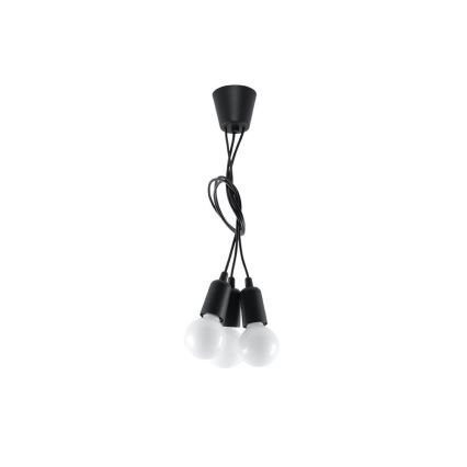 Chandelier on a string DIEGO 3xE27/60W/230V