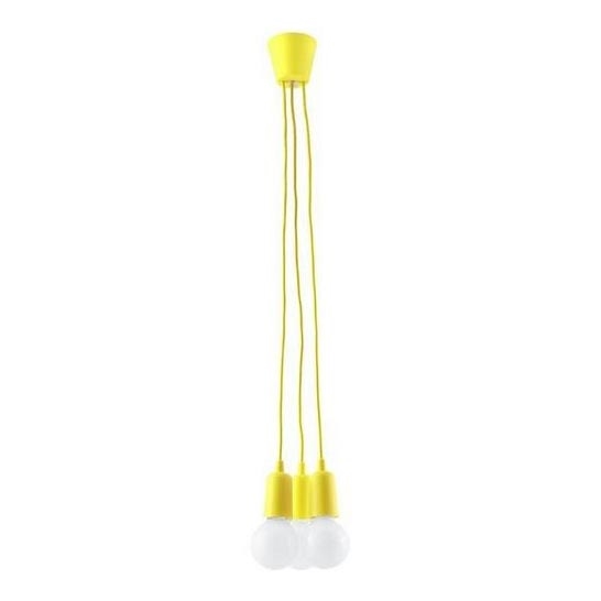Chandelier on a string DIEGO 3xE27/60W/230V yellow