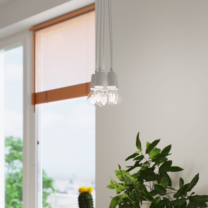 Chandelier on a string DIEGO 5xE27/60W/230V