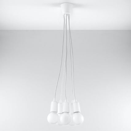 Chandelier on a string DIEGO 5xE27/60W/230V