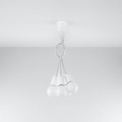 Chandelier on a string DIEGO 5xE27/60W/230V