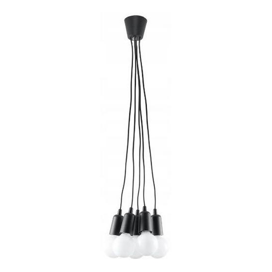 Chandelier on a string DIEGO 5xE27/60W/230V