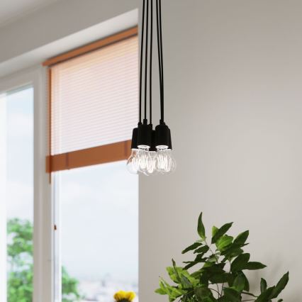 Chandelier on a string DIEGO 5xE27/60W/230V