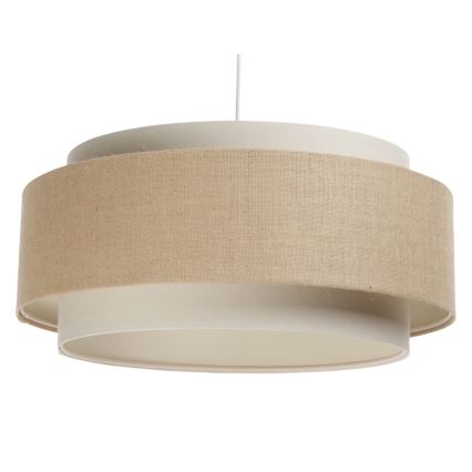 Chandelier on a string DOBLO 1xE27/60W/230V beige/cream