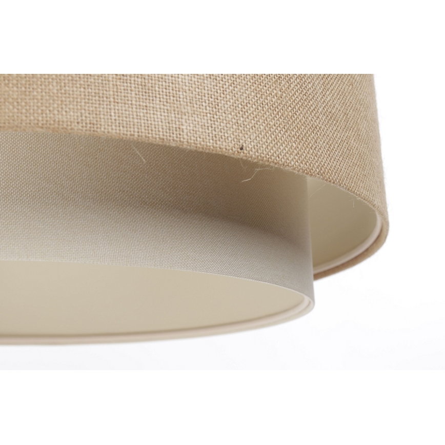 Chandelier on a string DOBLO 1xE27/60W/230V beige/cream