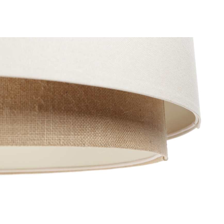 Chandelier on a string DOBLO 1xE27/60W/230V cream/beige