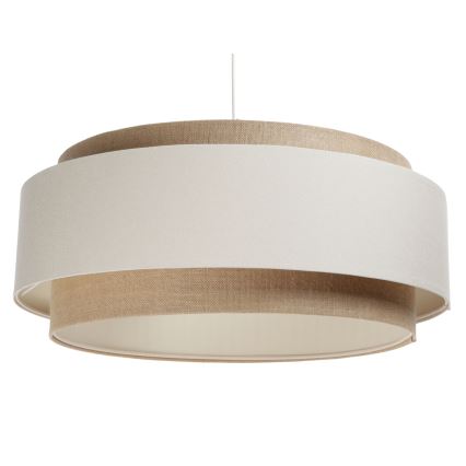 Chandelier on a string DOBLO 1xE27/60W/230V cream/beige