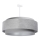 Chandelier on a string DOBLO 1xE27/60W/230V d. 60 cm grey/silver