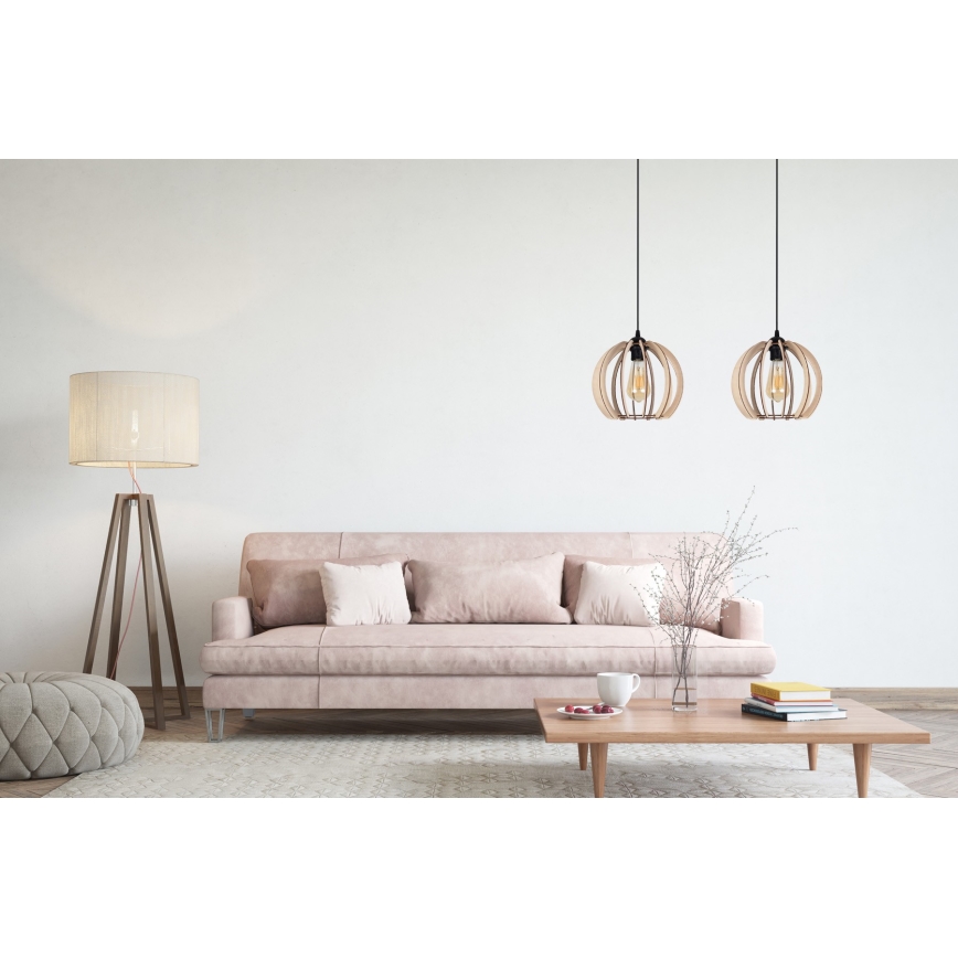 Chandelier on a string DORO 2xE27/60W/230V