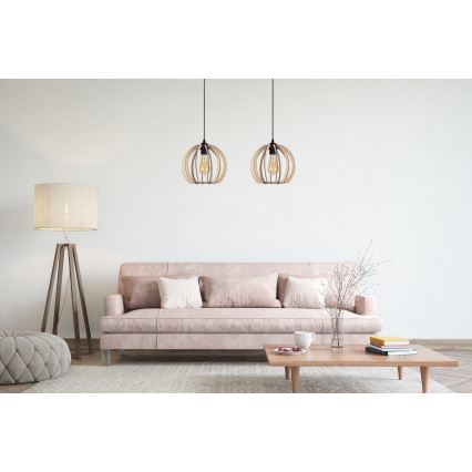 Chandelier on a string DORO 2xE27/60W/230V