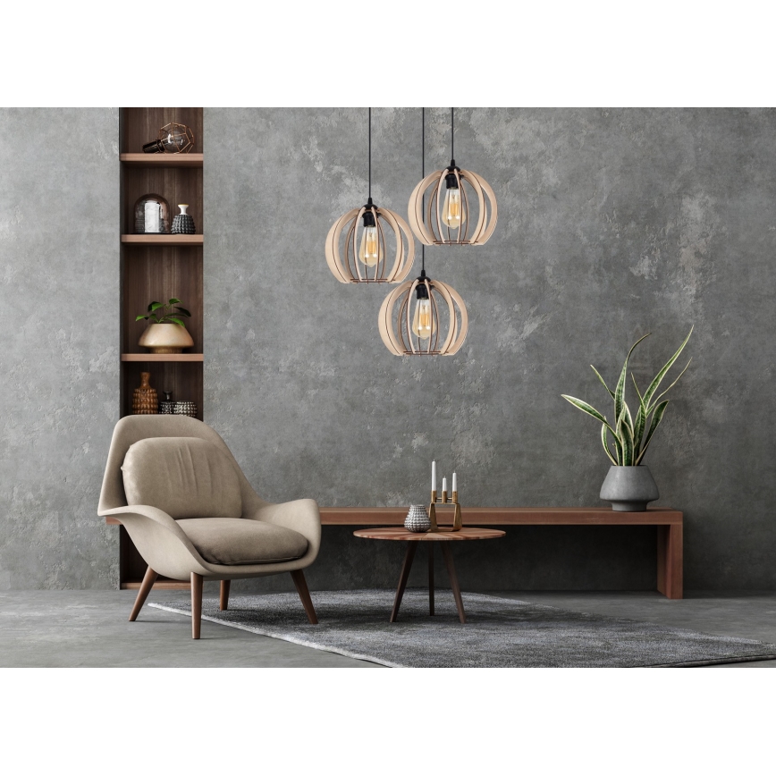 Chandelier on a string DORO 3xE27/60W/230V