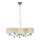 Chandelier on a string DRAGA 5xE27/60W/230V beige/shiny chrome