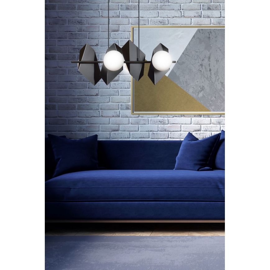 Chandelier on a string DRIFTON 4xE14/10W/230V black