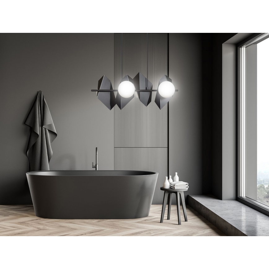 Chandelier on a string DRIFTON 4xE14/10W/230V black