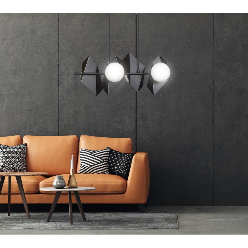 Chandelier on a string DRIFTON 4xE14/10W/230V black