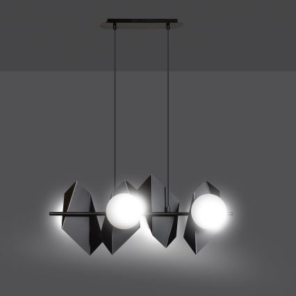 Chandelier on a string DRIFTON 4xE14/10W/230V black
