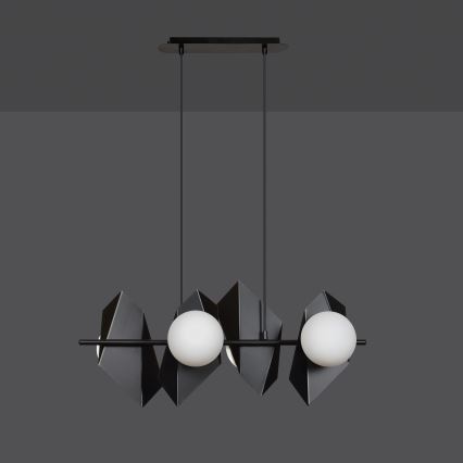 Chandelier on a string DRIFTON 4xE14/10W/230V black