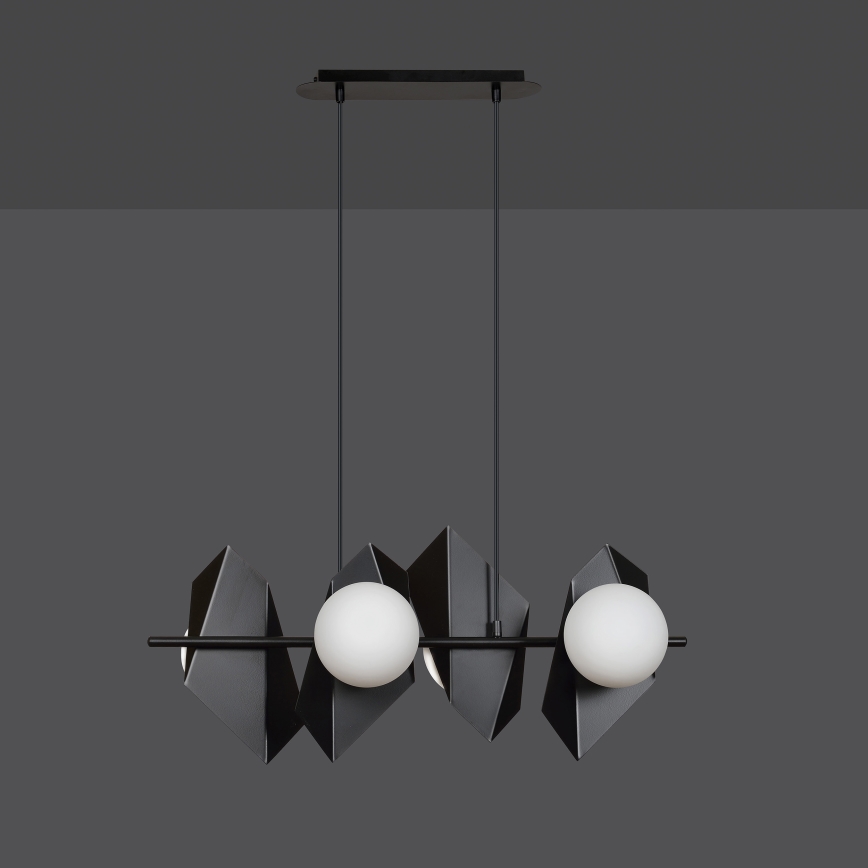 Chandelier on a string DRIFTON 4xE14/10W/230V black