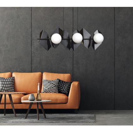 Chandelier on a string DRIFTON 6xE14/10W/230V black