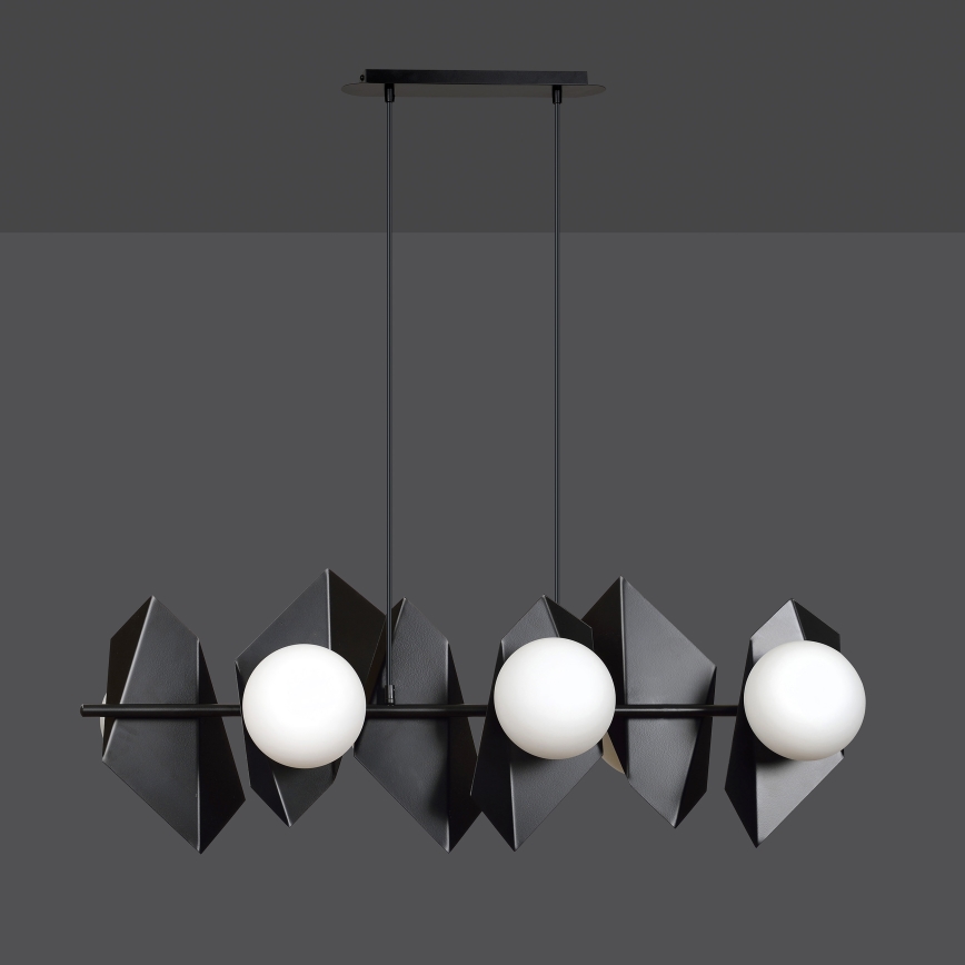 Chandelier on a string DRIFTON 6xE14/10W/230V black
