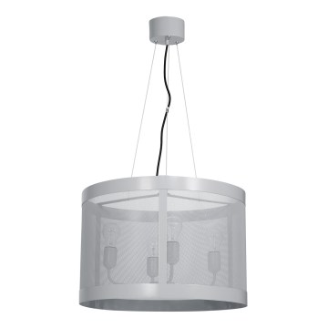 Chandelier on a string DRUM 4xE27/60W/230V