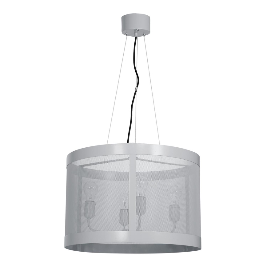 Chandelier on a string DRUM 4xE27/60W/230V