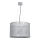 Chandelier on a string DRUM 4xE27/60W/230V