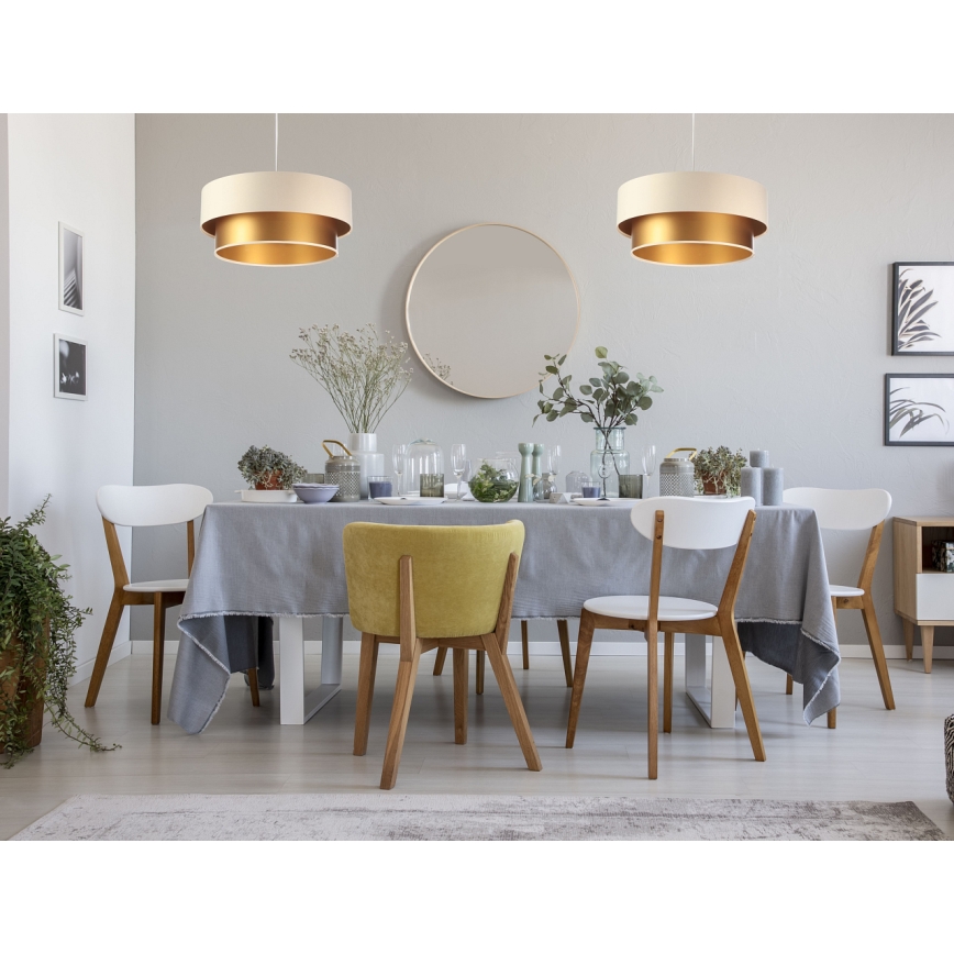 Chandelier on a string DUO 1xE27/60W/230V
