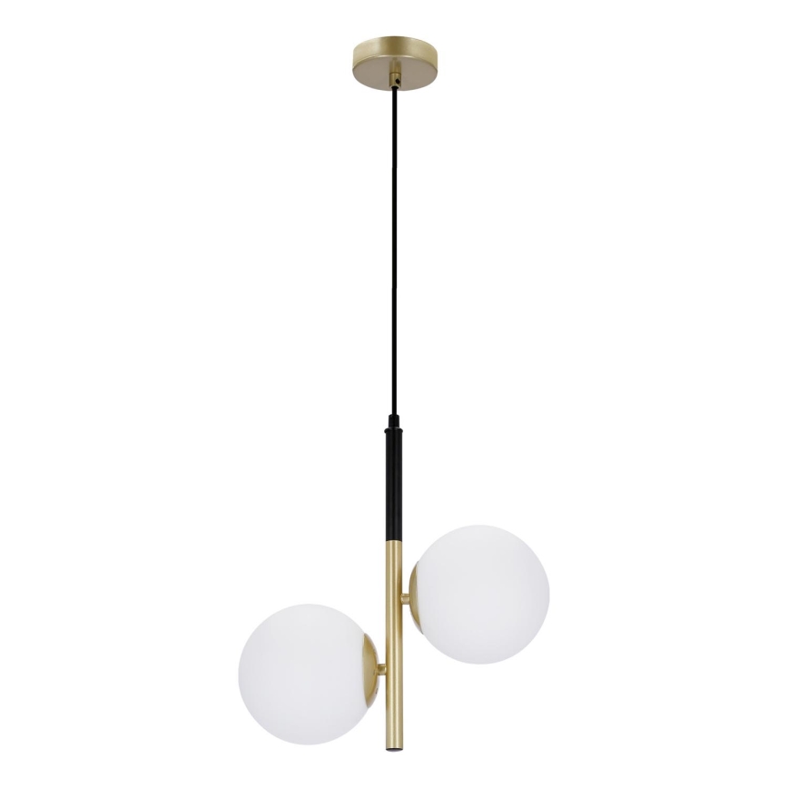 Chandelier on a string DUO 2xE14/40W/230V golden/black