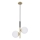 Chandelier on a string DUO 2xE14/40W/230V golden/black