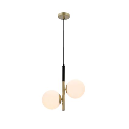Chandelier on a string DUO 2xE14/40W/230V golden/black