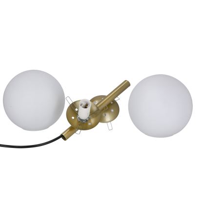 Chandelier on a string DUO 2xE14/40W/230V golden/black