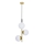 Chandelier on a string DUO 3xE14/40W/230V golden/black