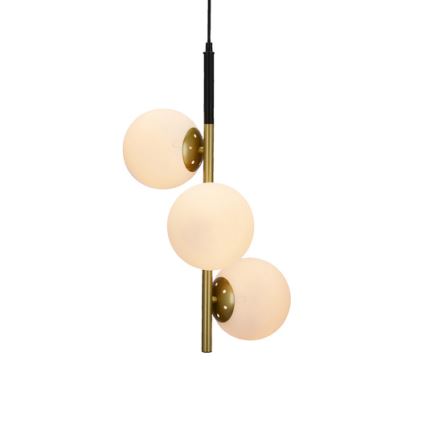 Chandelier on a string DUO 3xE14/40W/230V golden/black