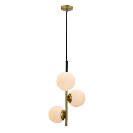 Chandelier on a string DUO 3xE14/40W/230V golden/black