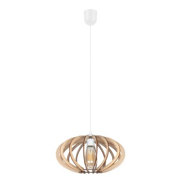 Chandelier on a string EARTH 1xE27/60W/230V white/beige