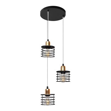 Chandelier on a string EDISON 3xE27/15W/230V