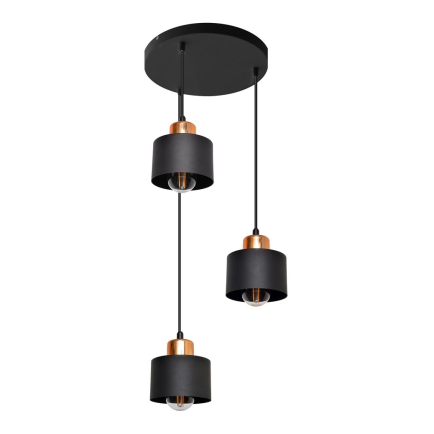Chandelier on a string EDISON 3xE27/15W/230V
