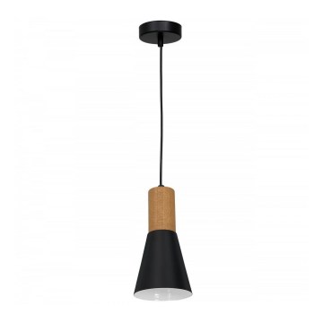 Chandelier on a string EDMON 1xE27/60W/230V black