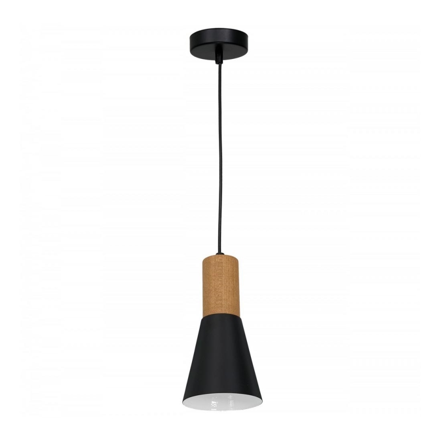 Chandelier on a string EDMON 1xE27/60W/230V black